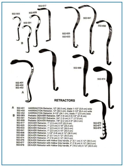 HARRINGTON Pediatric DEAVER Retractor