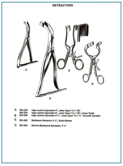 Inge Lamina Spreader Schink Metatarsal Weitlaner