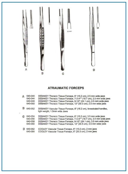 DEBAKEY Thoracic Tissue Forceps