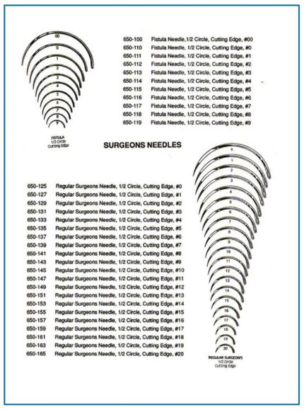 Fistula Needles & Regular Surgeons Needles