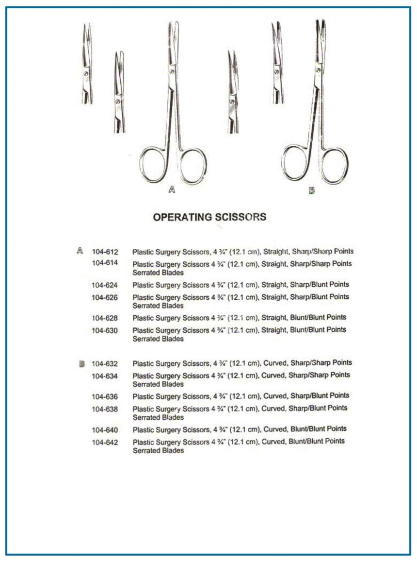 Plastic Surgery Scissors Straight | Hamsan Surgical , Worldwide Shipping