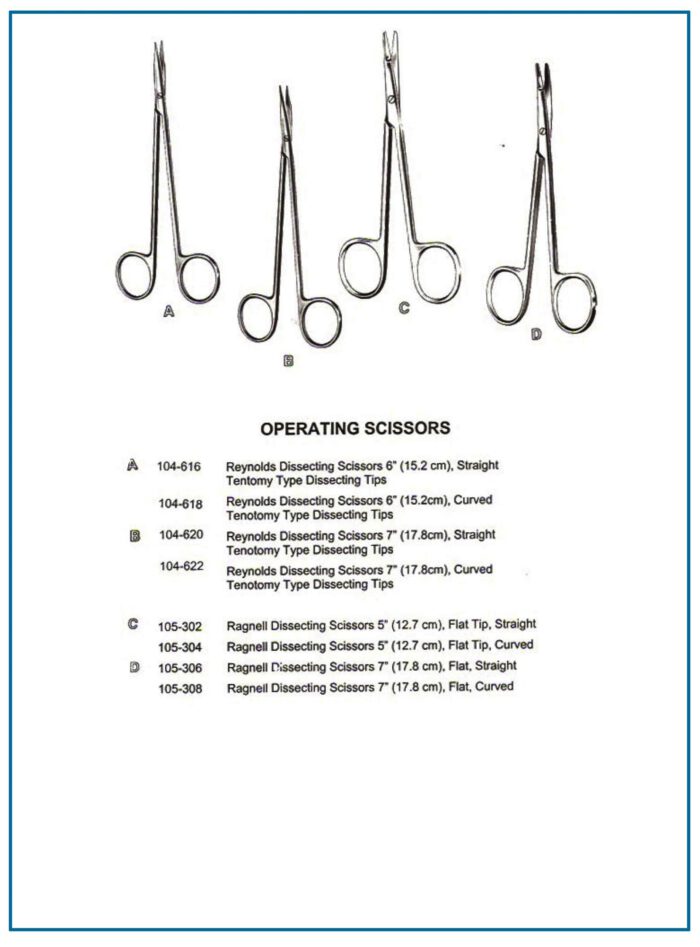 Reynolds Ragnell Dissecting Scissors | Hamsan Surgical , Worldwide Shipping