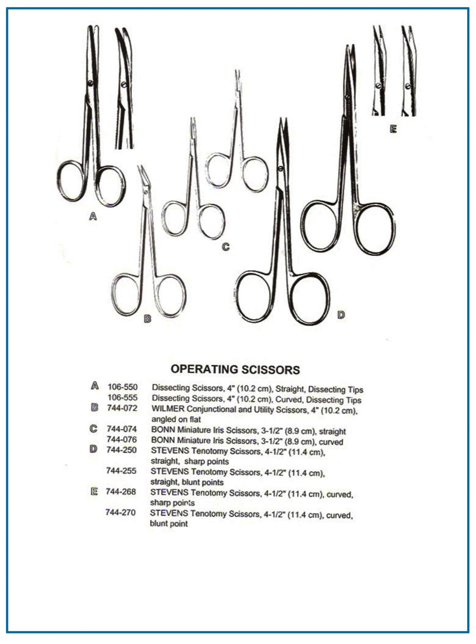 WILMER BONN STEVENS Tenotomy | Hamsan Surgical Instruments , Worldwide ...