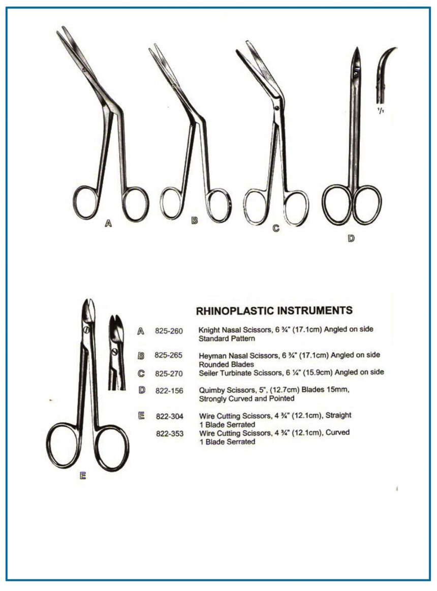 Knight Heyman Nasal Scissors | Hamsan Surgical , Worldwide Shipping