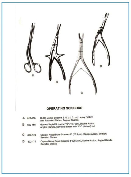 Gorney Septal Cuttle Dorsal Scissors