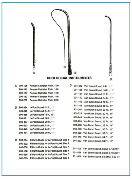 Female Catheter Lefort Sound
