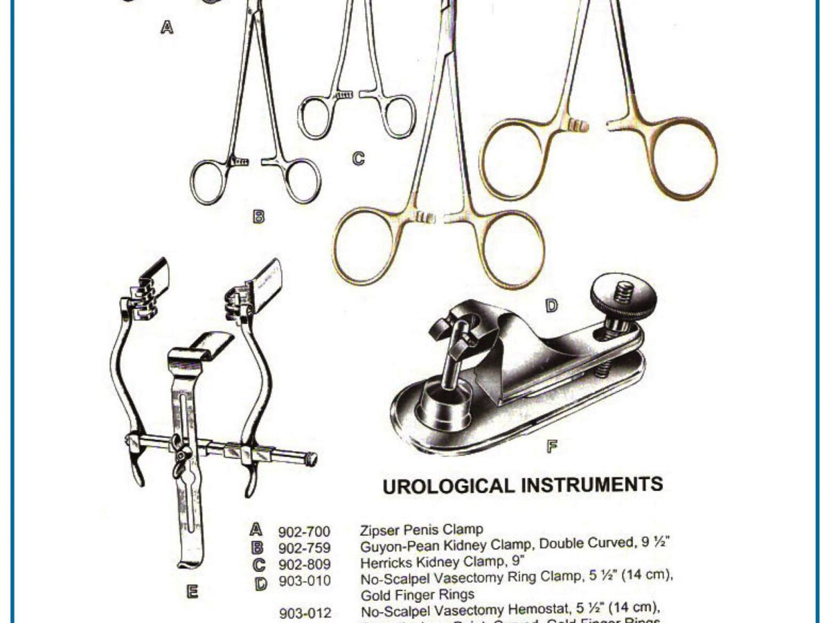 No Scalpel Vasectomy Ring Clamp