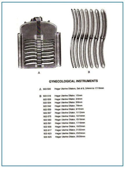 Hegar Uterine Dilators