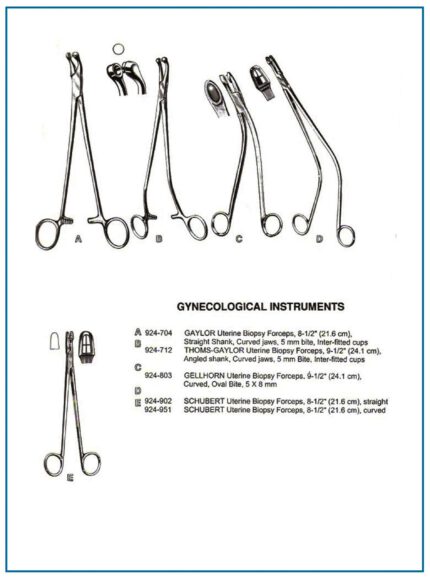 Gaylor, Thoms-Gaylor, Gellhorn & Schubert Biopsy forceps
