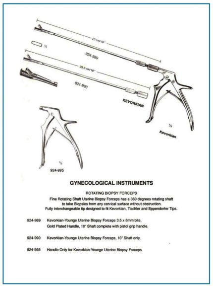Kevorkian-Younge Uterine Biopsy Forceps