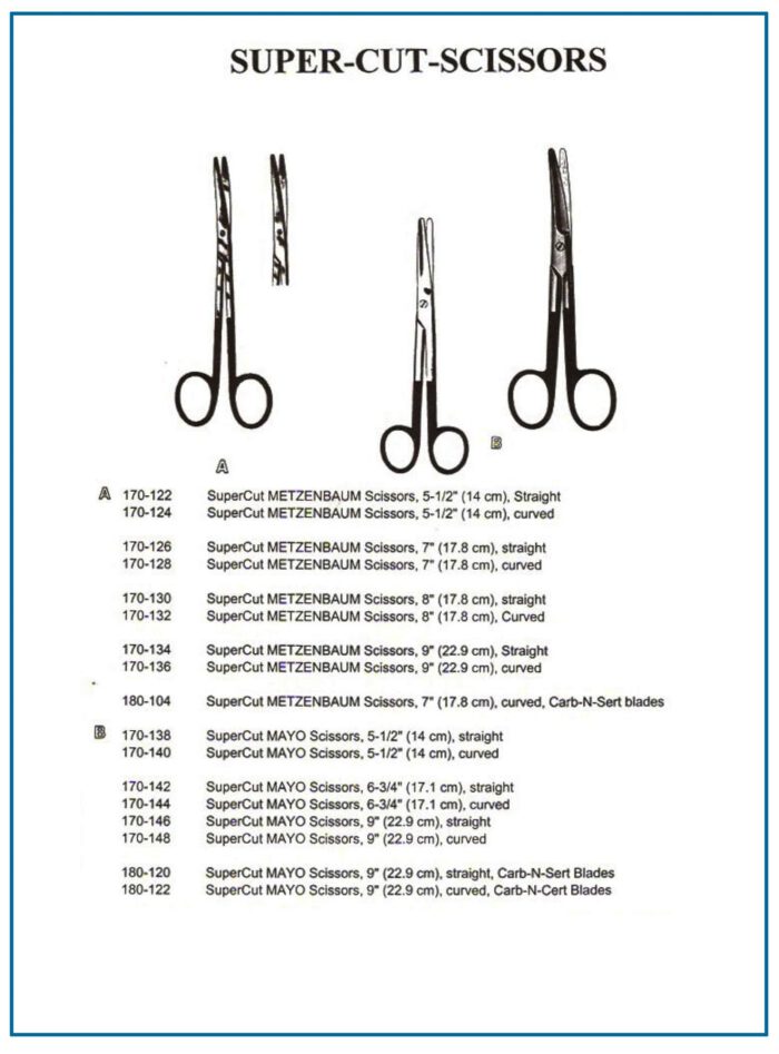 Super Cut METZENBAUM MAYO Scissors