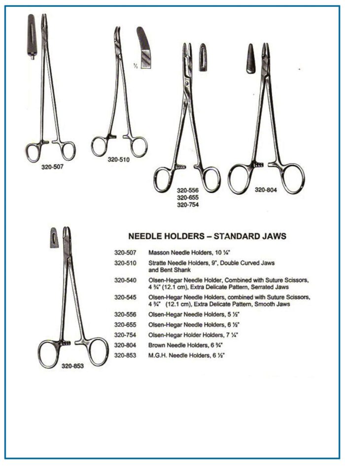 Needle Holder Masson Stratte Olsen Hegar | Hamsan Surgical