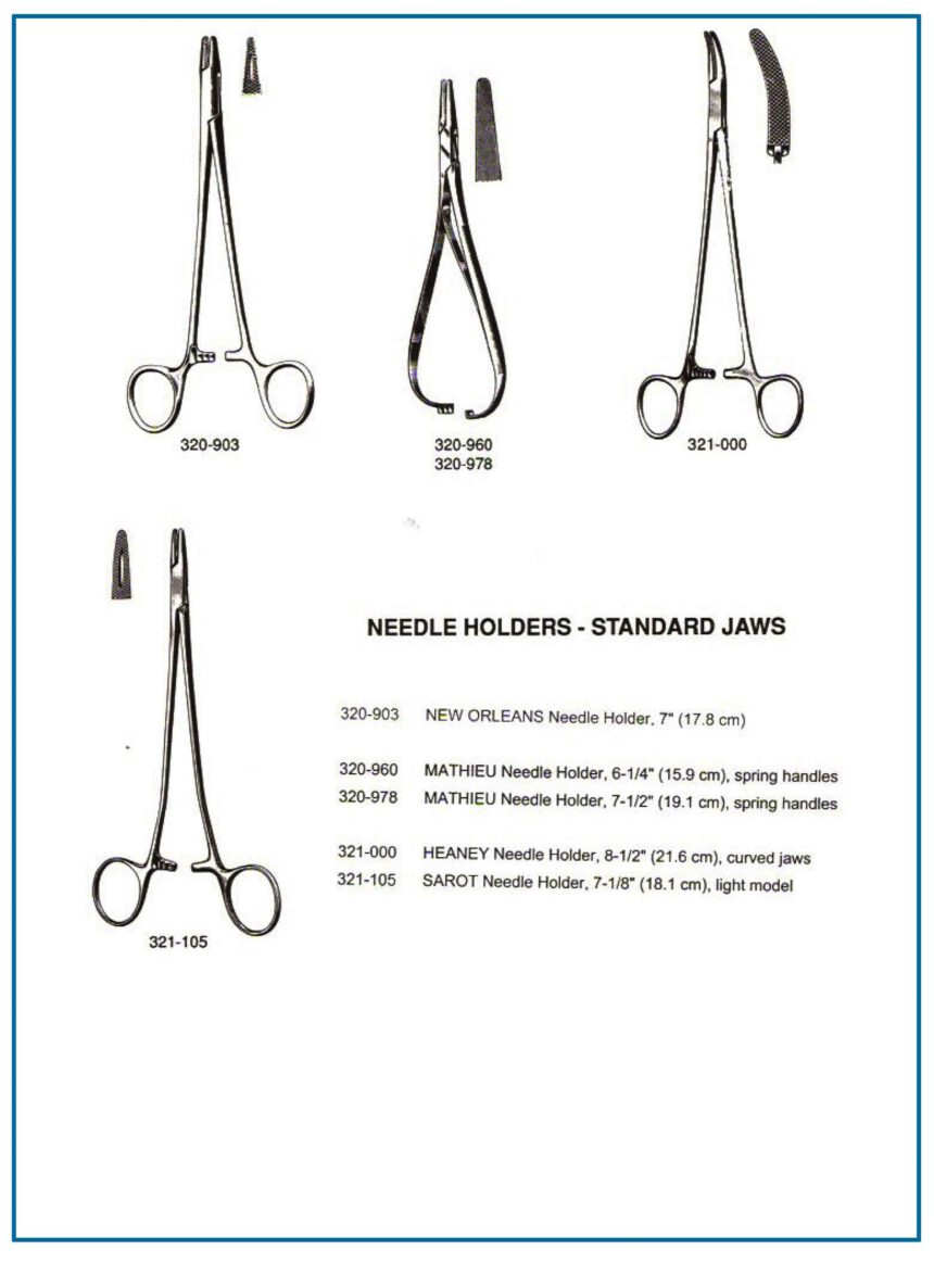 ORLEANS MATHIEU SAROT Needle Holder | Hamsan Surgical , Worldwide Shipping