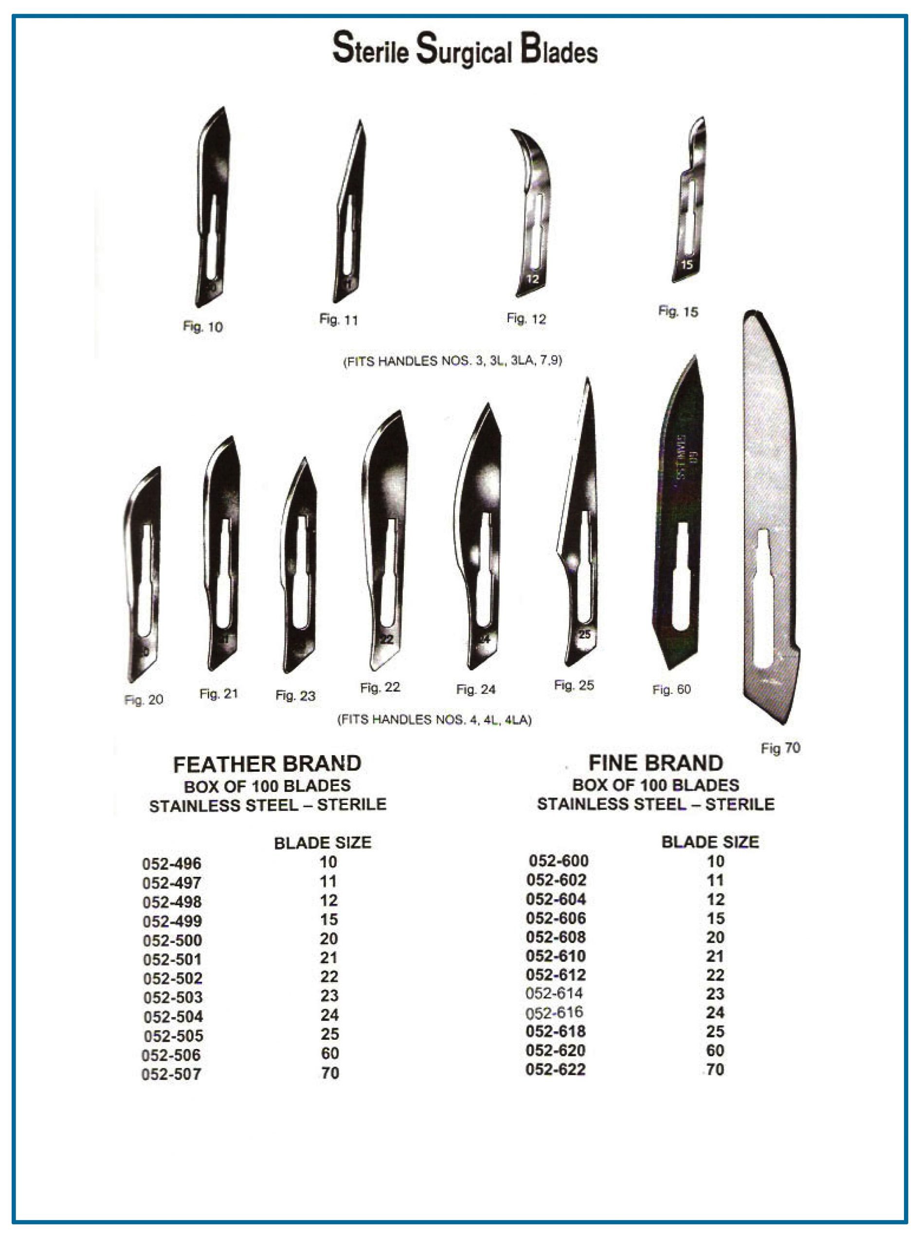 Scalpel Blades Hamsan Surgical