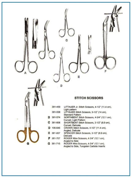 Spencer stitch scissors