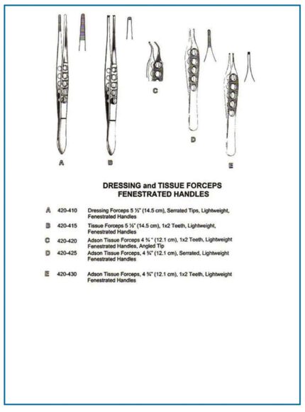 Dressing Tissue Adson Forceps
