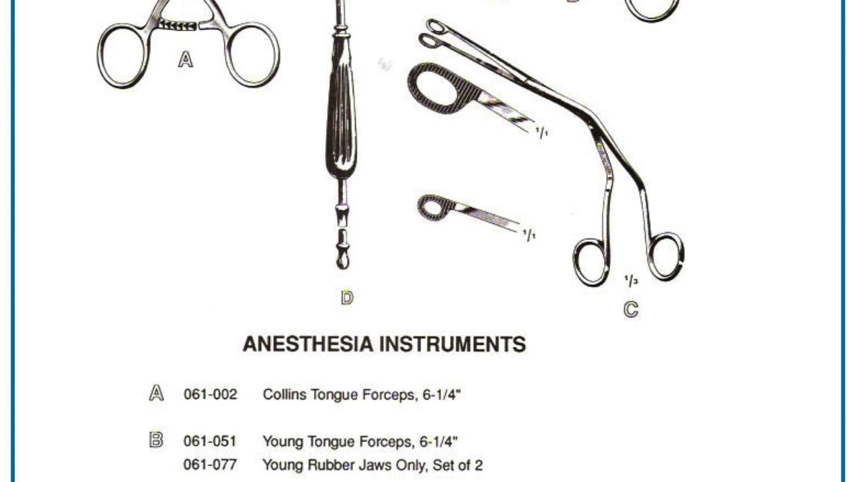 3 Pcs Young Tongue Forceps - Surgical OB/Gynecology Instrument With Rubber Tips 1 thumbnail image
