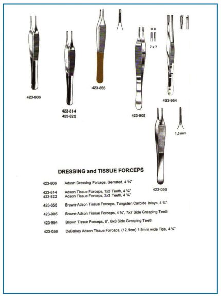 Adson Tissue Forceps - Tungsten Carbide