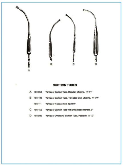 Yankauer Suction Tube