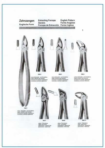 Extracting Forceps-English Pattern