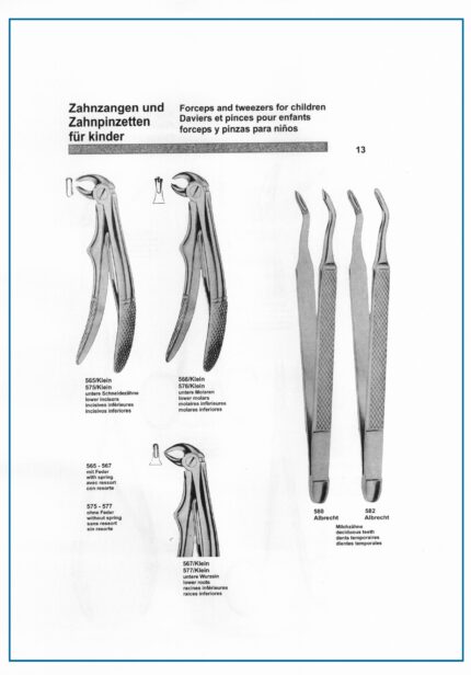 Child Lower Molar Extraction Forceps