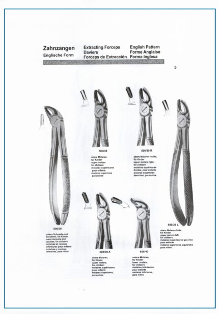 Upper forceps for Extraction