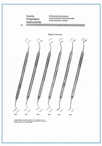 Margin trimmers Preparation Instruments