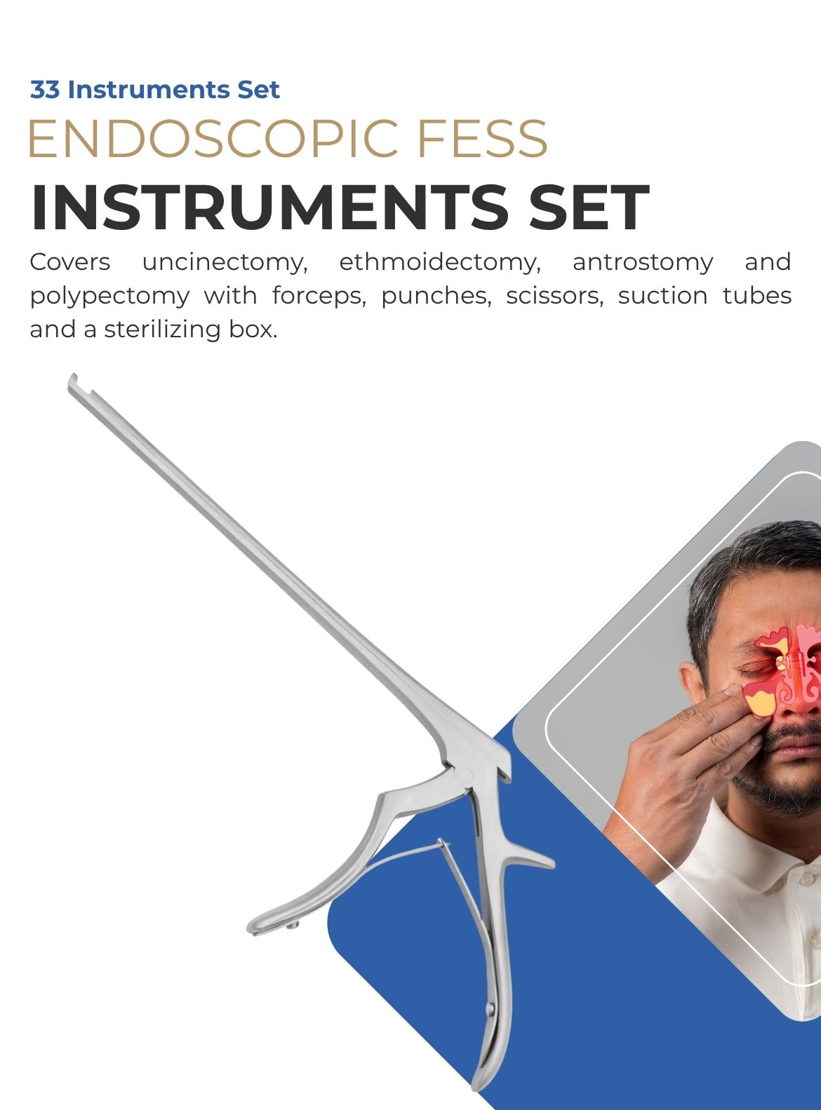 Fess Instruments Set Fess Instruments Set / Endoscopic Sinus Surgery Set - Image 1