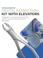 Dental Extraction & Elevators Surgery Kit 34 Pcs