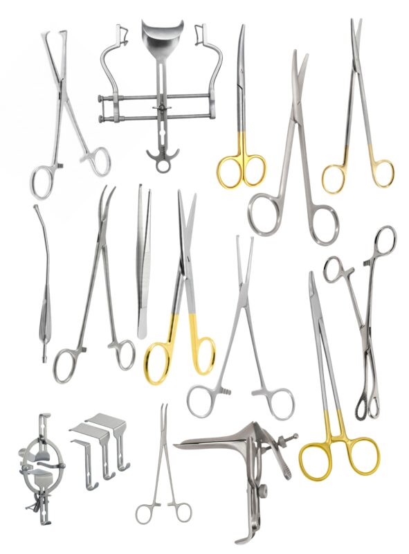 Gynecological Surgical Set 158 Instruments
