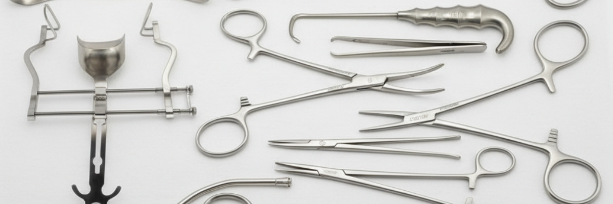 complete hysterectomy instrument set
