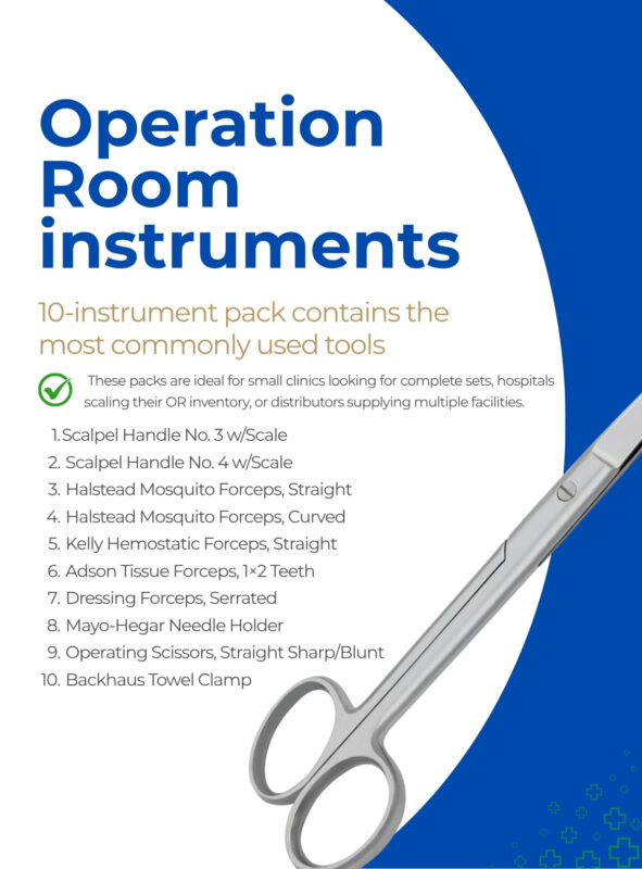 Operation Room instruments for Clinics and Hospitals