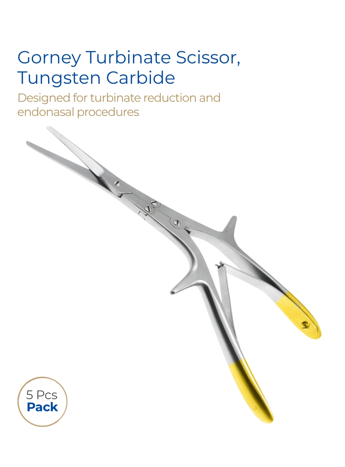 Gorney Turbinate Scissor, Tungsten Carbide Gorney Turbinate Scissor, Tungsten Carbide