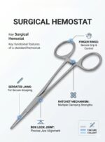 Halstead Mosquito Forceps Straight 5″