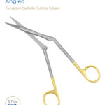 Knight Nasal Scissor Tungsten Carbide, Angled Shaft