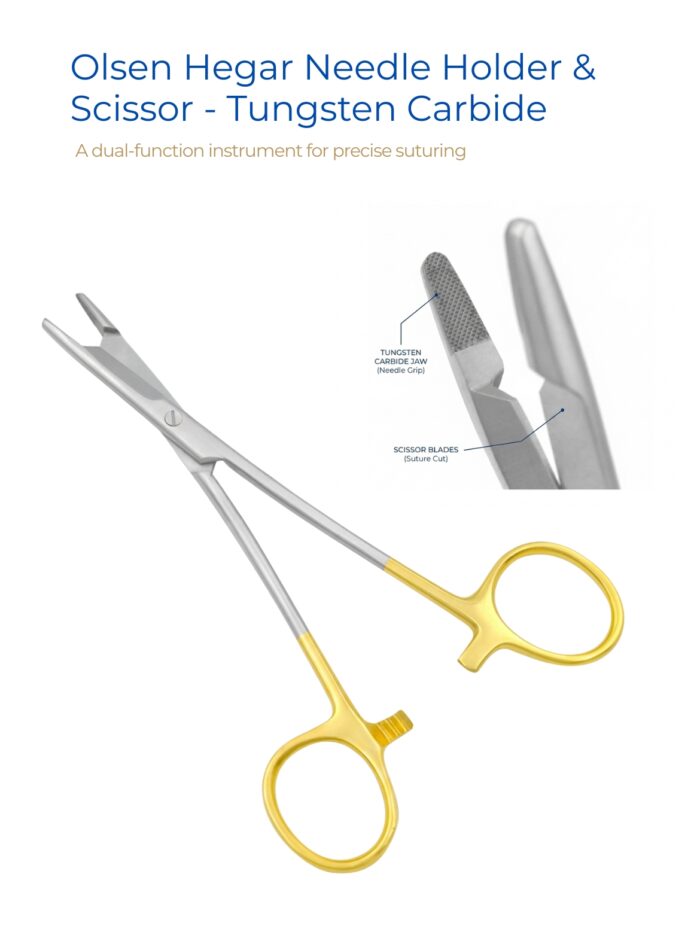 Olsen Hegar Needle Holder TC
