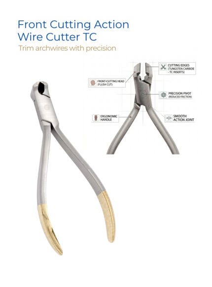 Orthodontic Wire Cutter Front Cutting Action TC