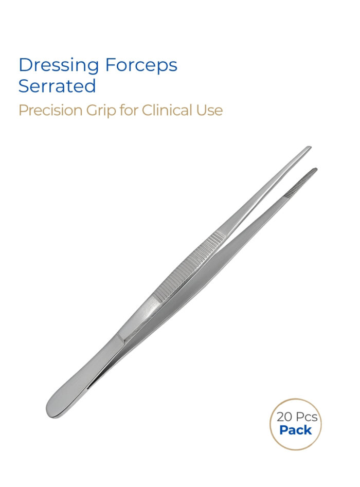 dressing forceps 5.5” serrated