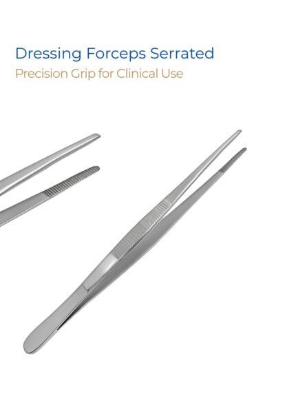 dressing forceps serrated