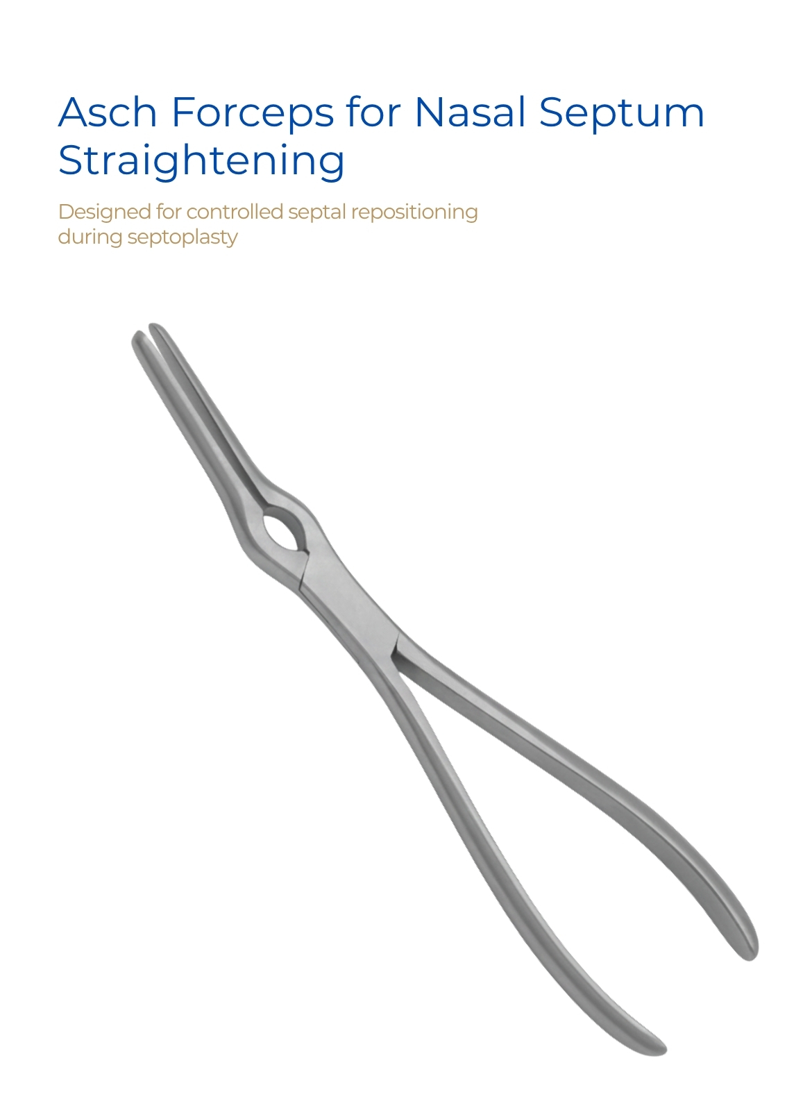 Asch Forceps for Nasal Septum Straightening