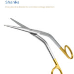Cottle Dorsal Scissors Angled Shanks