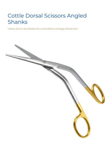 Cottle Dorsal Scissors Angled Shanks