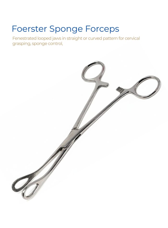 Foerster Sponge Forceps | 10 Pcs Pack - Image 2
