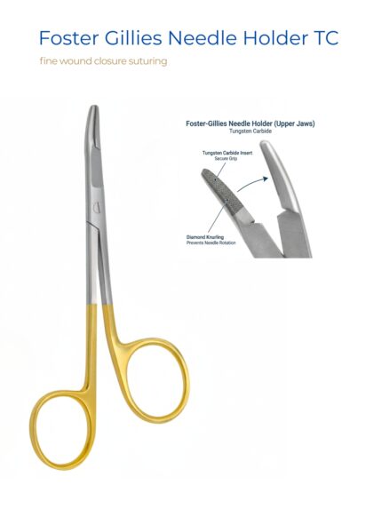 Foster Gillies Needle Holder Tungsten Carbide