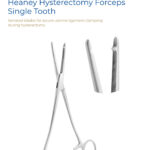 Heaney Hysterectomy Clamp Single Tooth