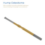 Hump Osteotome Straight Blade, Rounded Edges
