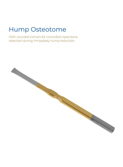 Hump Osteotome Straight Blade, Rounded Edges
