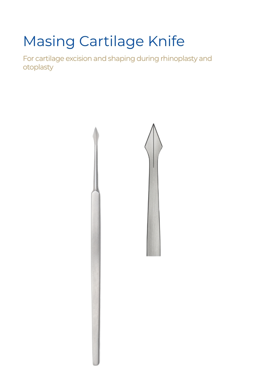 Masing cartilage knife Masing cartilage knife