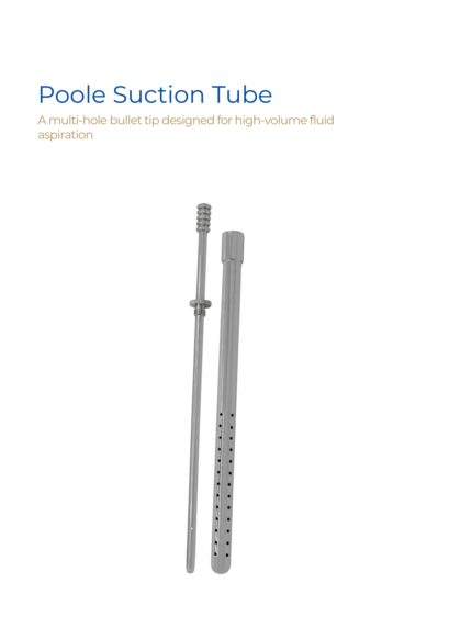 Poole Suction Tube Straight