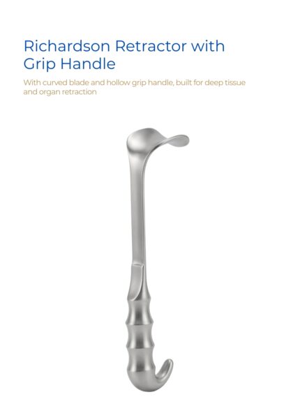 Richardson Retractor with Grip Handle